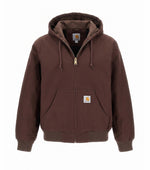 Brown Zip Up Hood Jacket 1