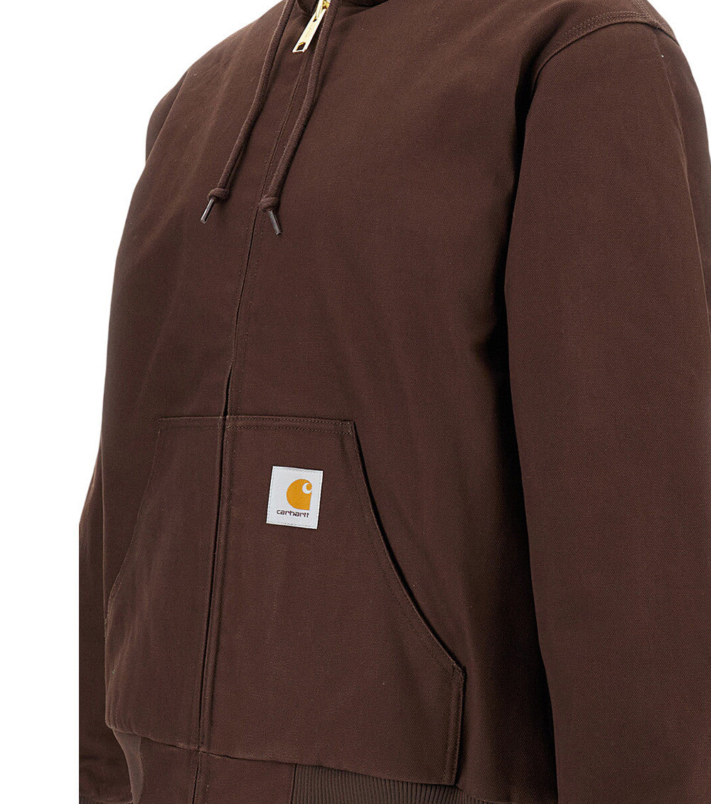 Brown Zip Up Hood Jacket 3