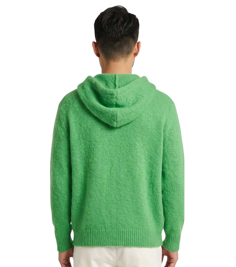 Green Logo Hooded Sweater 2