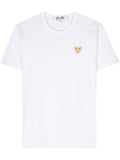 White Crewneck Embroidered Logo T-Shirt 1