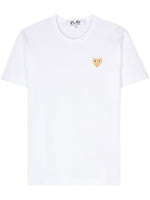 White Crewneck Embroidered Logo T-Shirt 1