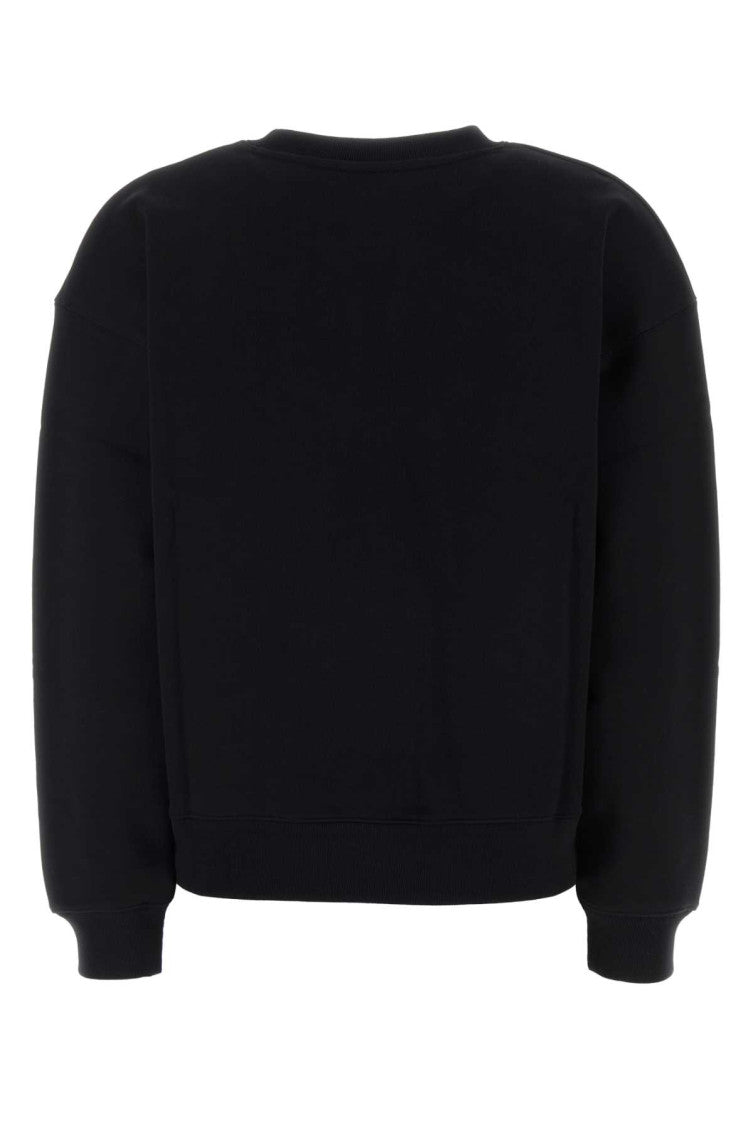 Black Crewneck Logo Sweatshirt 2