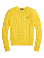 Yellow Cable-knit Sweater 1