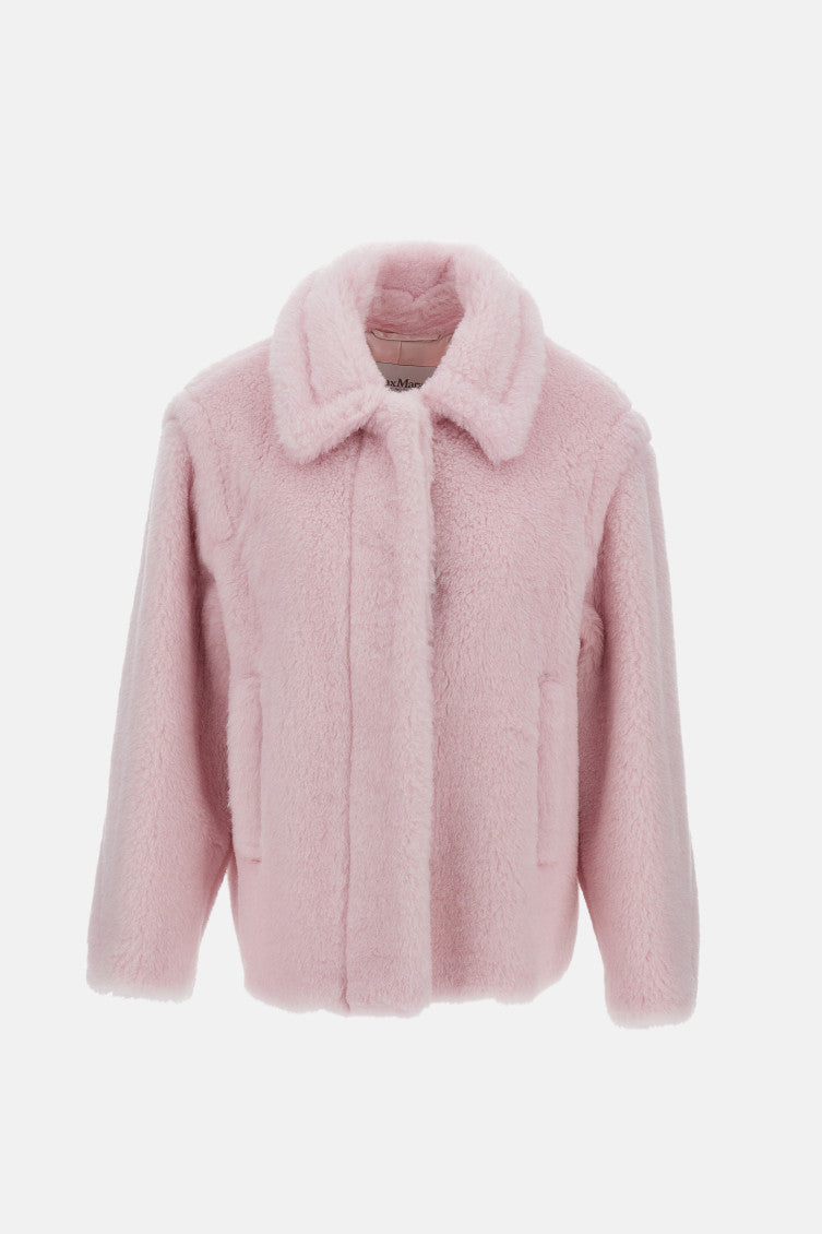 Pink Wool Coat 1