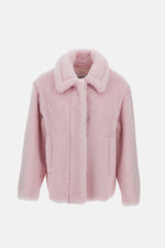 Pink Wool Coat 1