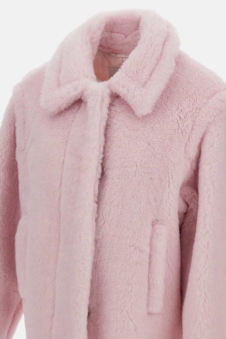 Pink Wool Coat 3