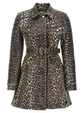 Leopard Print Denim Dress 1