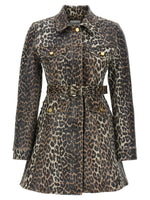 Leopard Print Denim Dress 1
