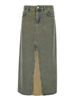 Light Blue Overdyed Heavy skirt 1