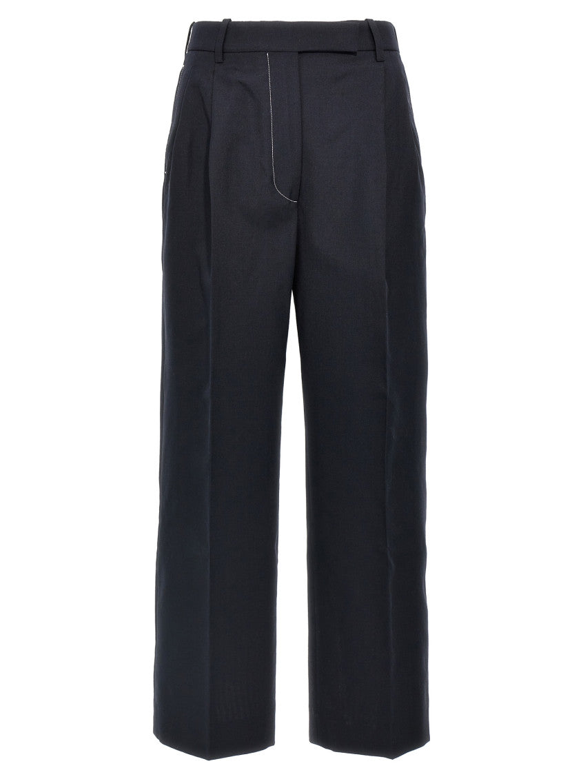 Blue Wool pants 1