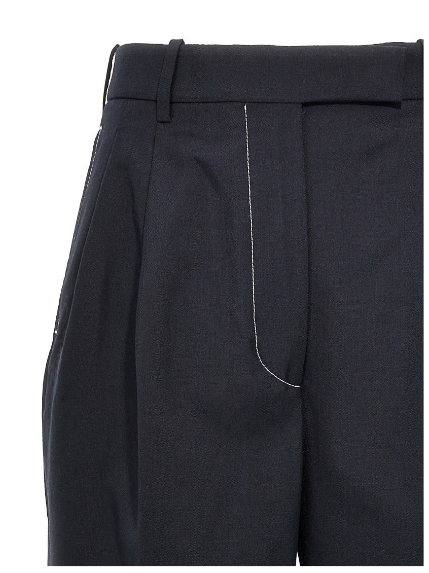 Blue Wool pants 3