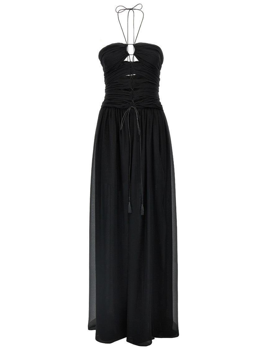 Black Silk dress 1