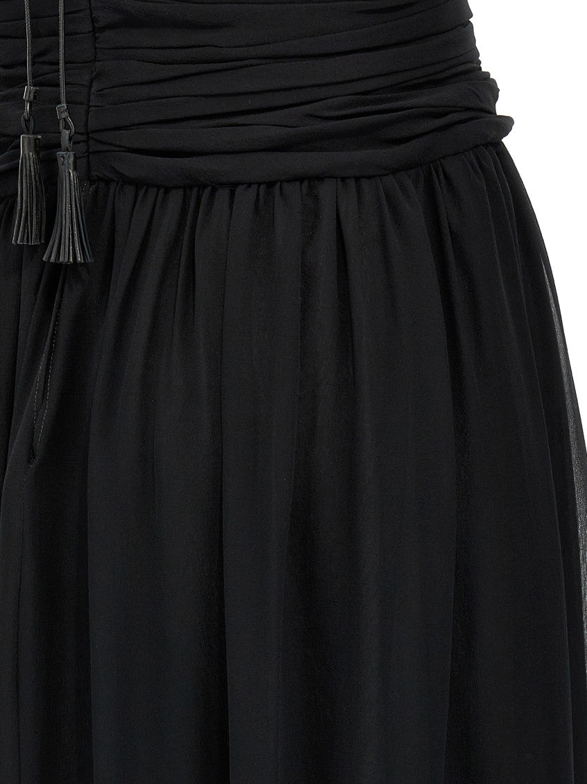 Black Silk dress 4