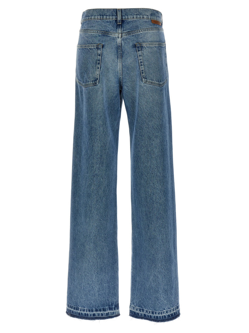 Light Blue Layered jeans 2