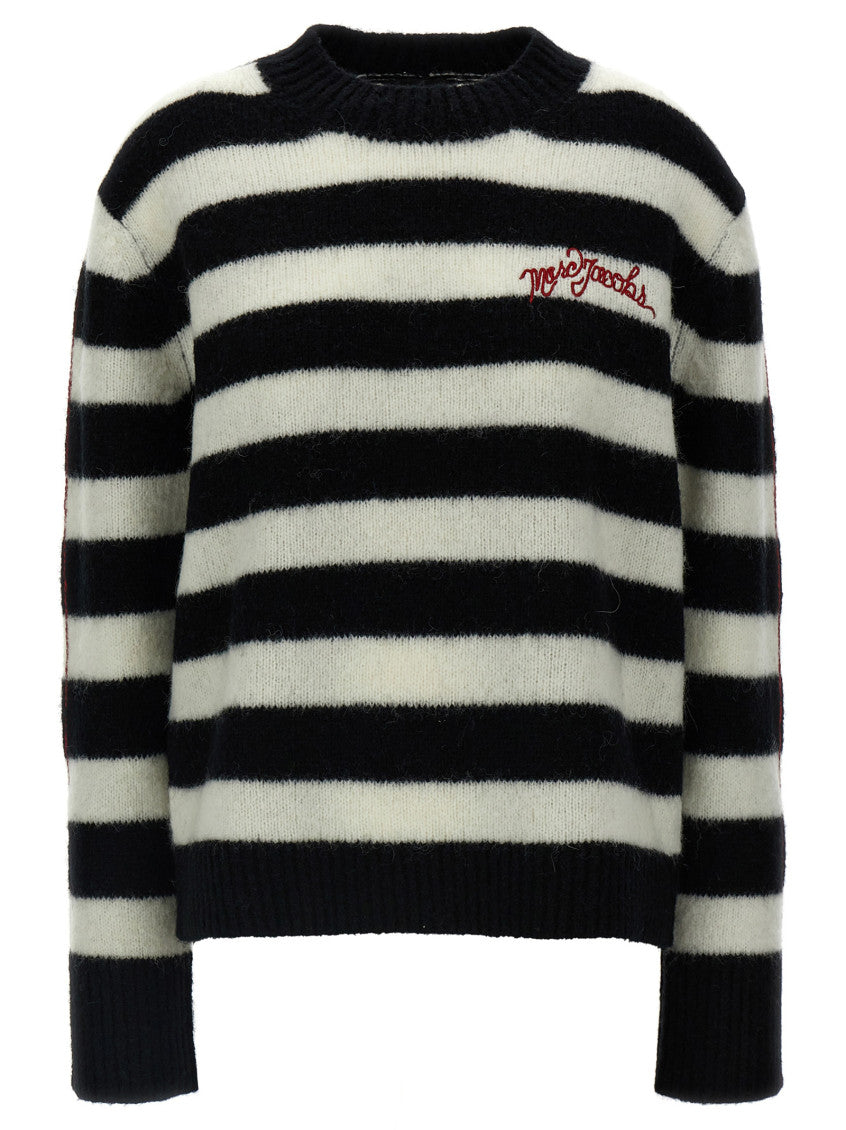 BlackWhite Striped sweater 1