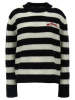 BlackWhite Striped sweater 1