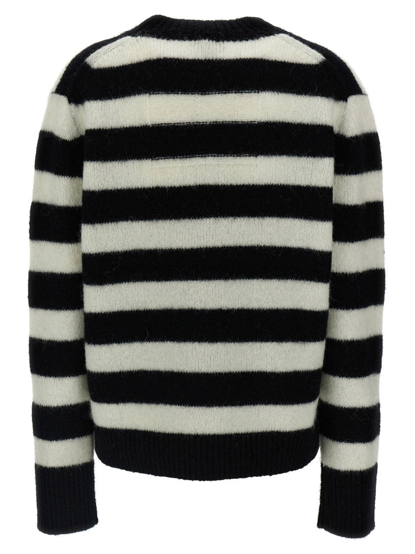 BlackWhite Striped sweater 2