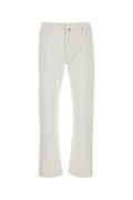 White stretch denim jeans  1