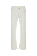 White stretch denim jeans  1