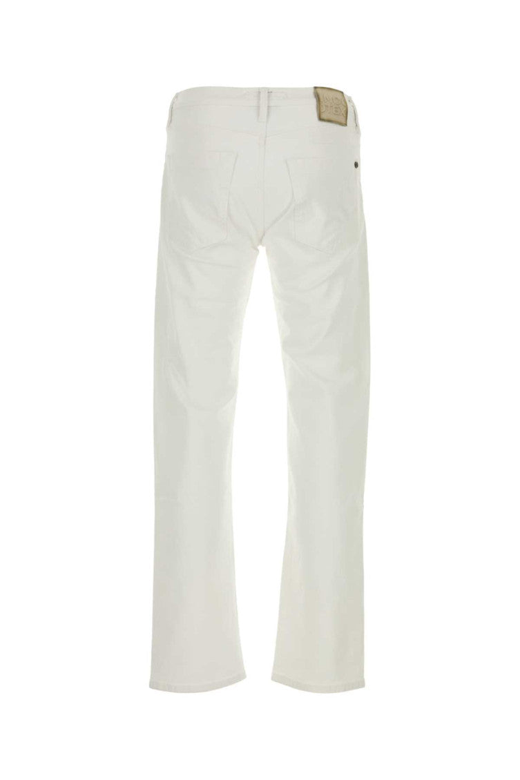 White stretch denim jeans  2