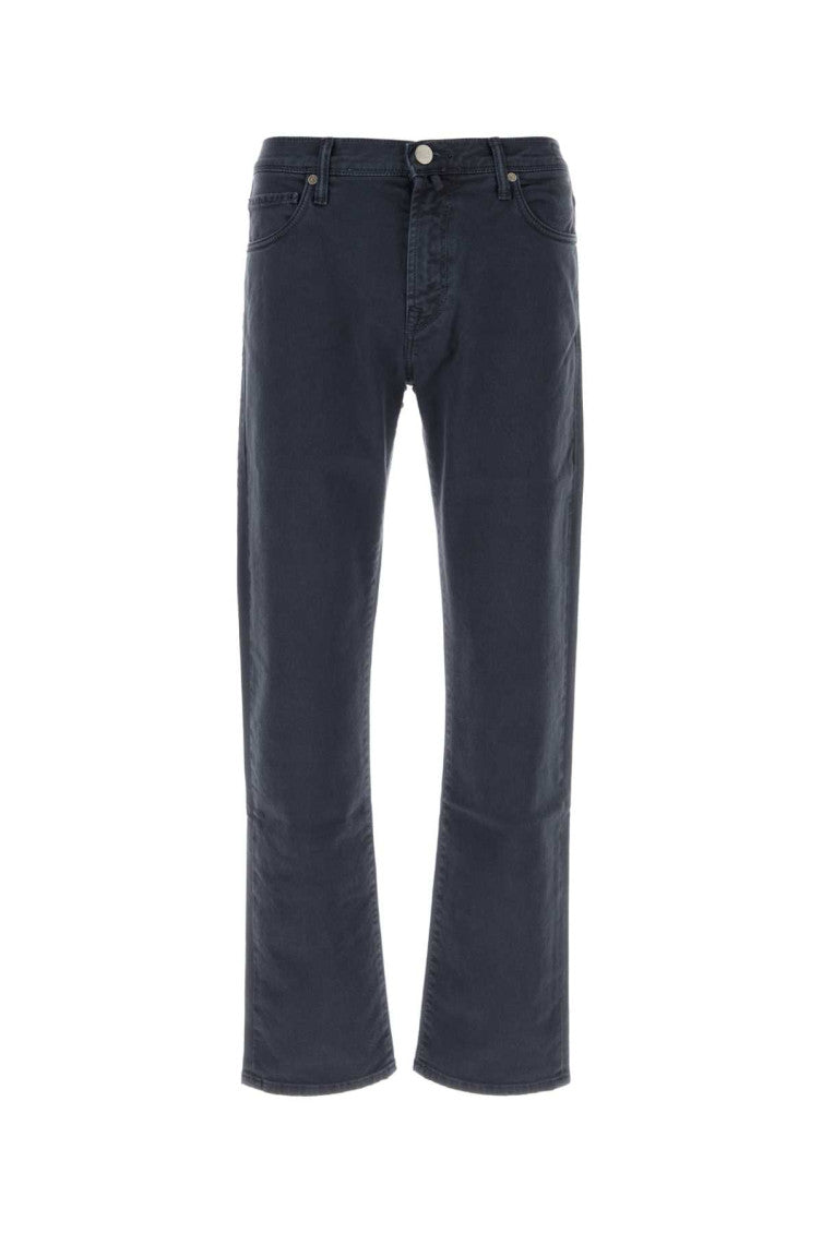 Navy blue stretch denim jeans  1