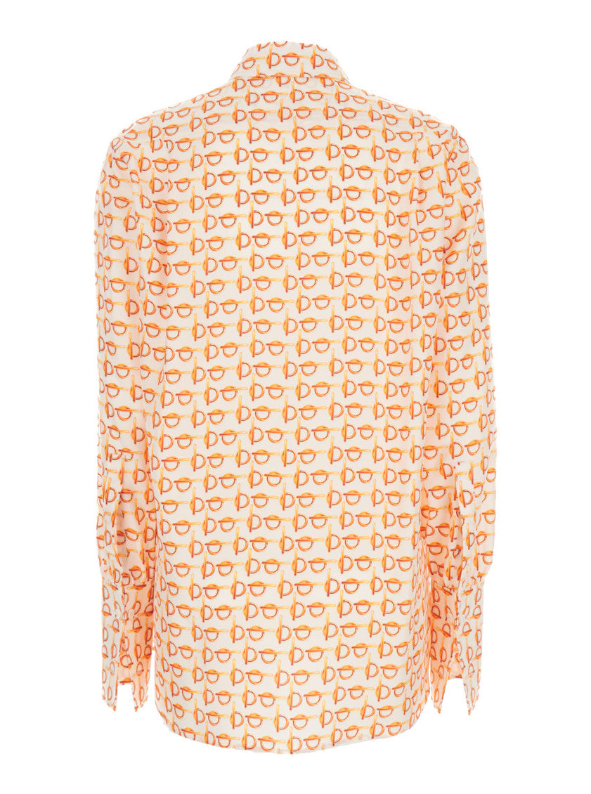 Orange B Silk Shirt 2