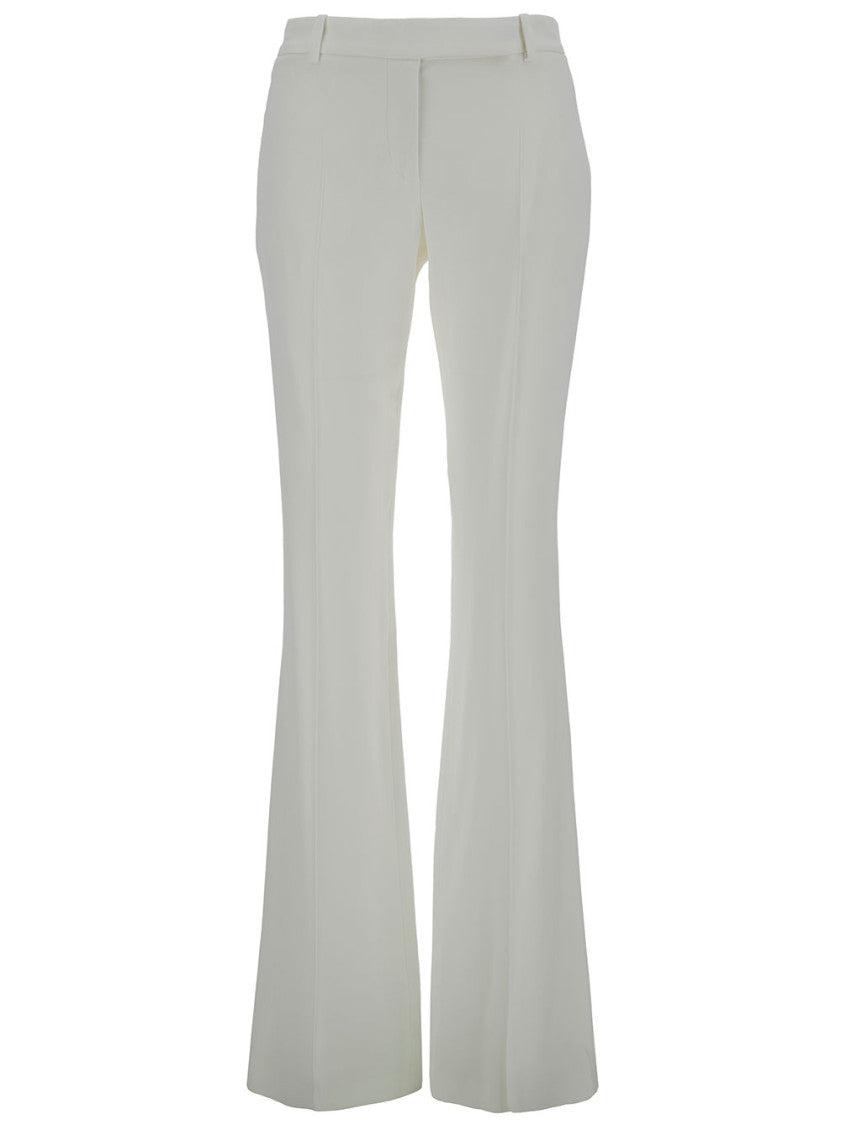 White Bootcut Pants 1