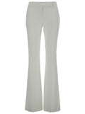 White Bootcut Pants 1