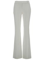 White Bootcut Pants 1