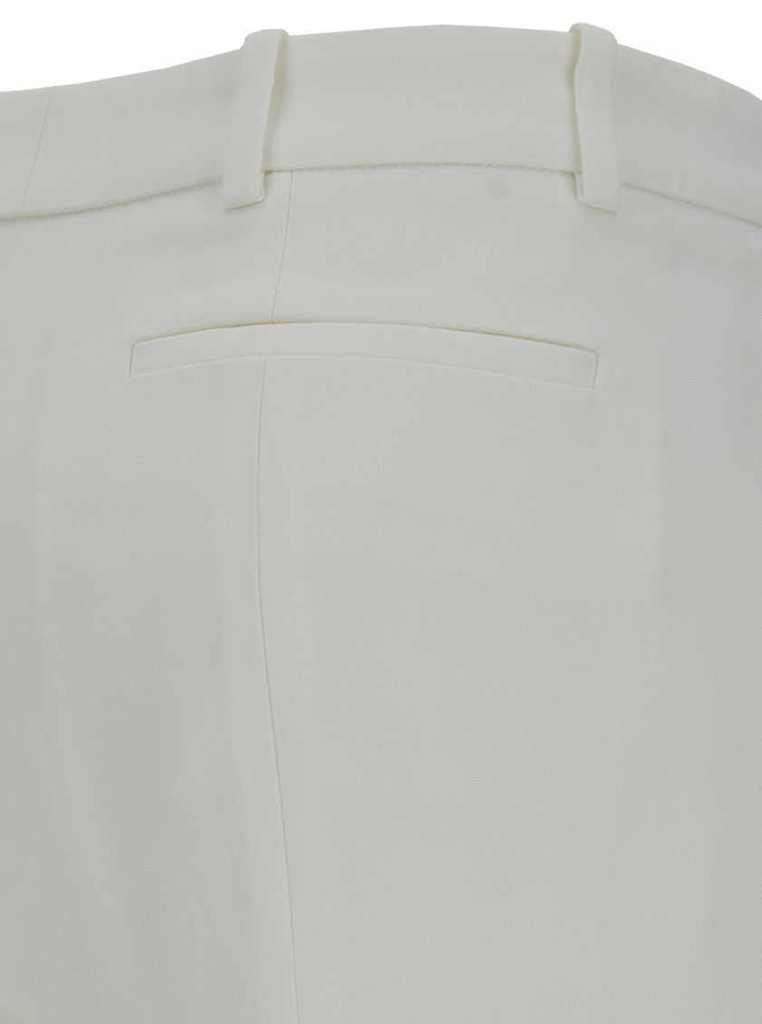 White Bootcut Pants 3