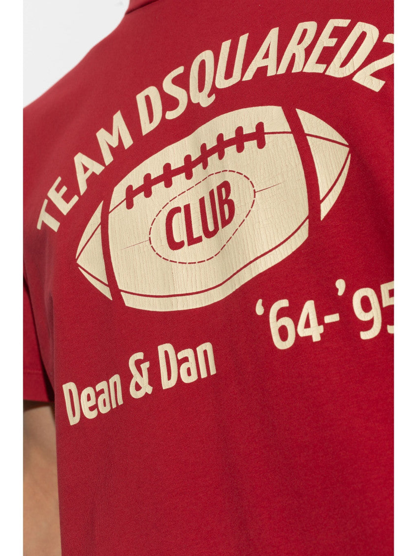 Red logo T-shirt 5