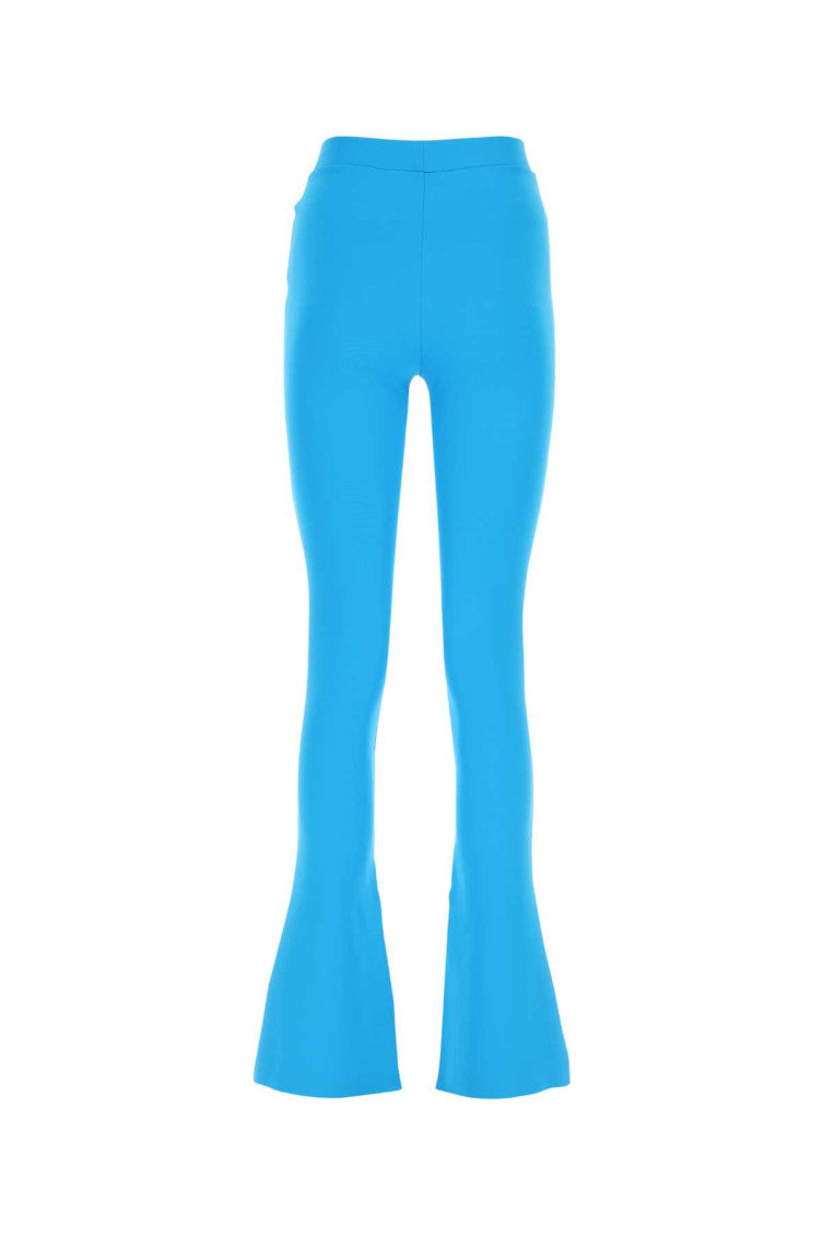 Light Blue Flared Leggings 2