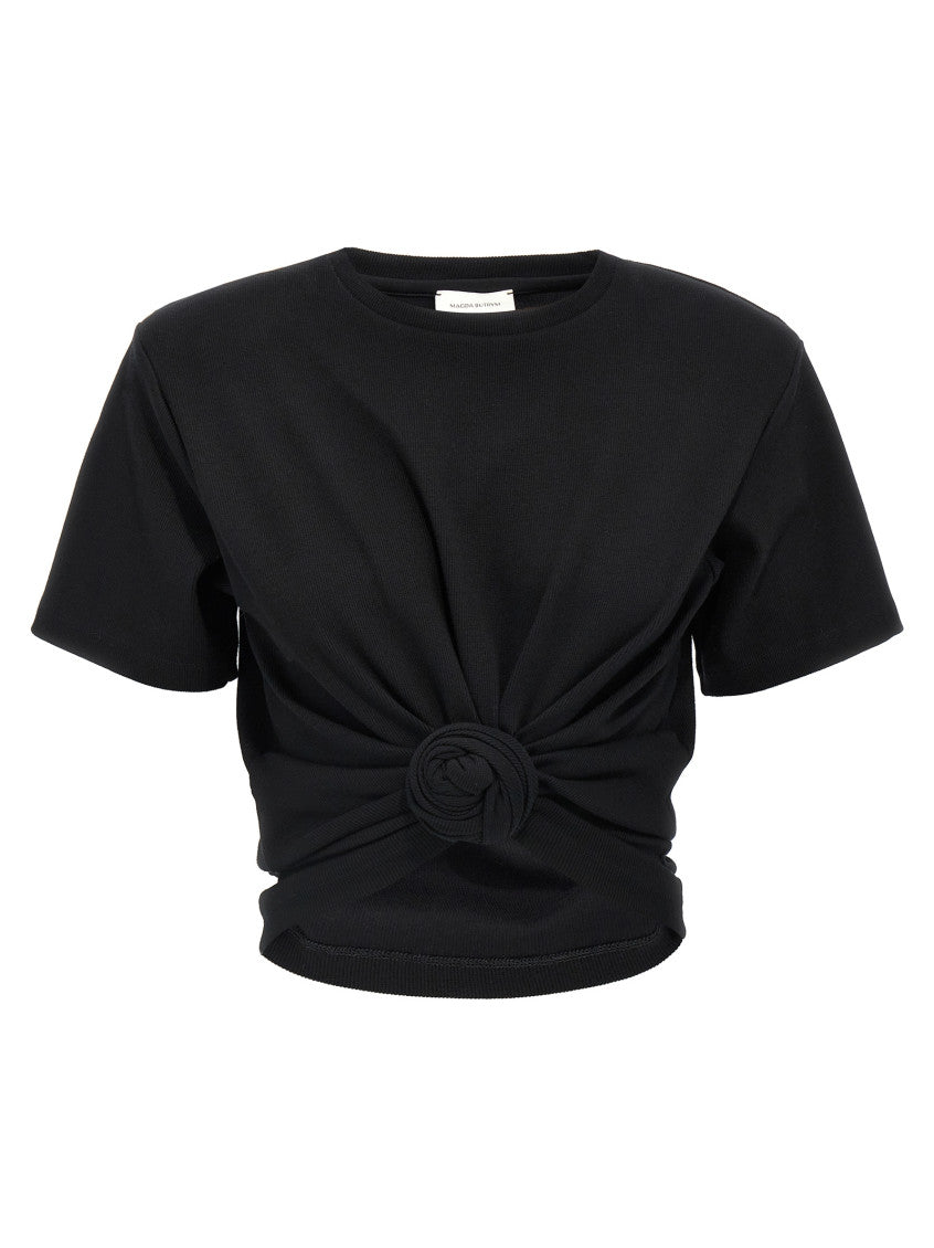 Black Knotted T-shirt 1