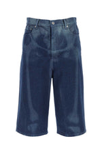 Blue Denim Bermuda Shorts 1