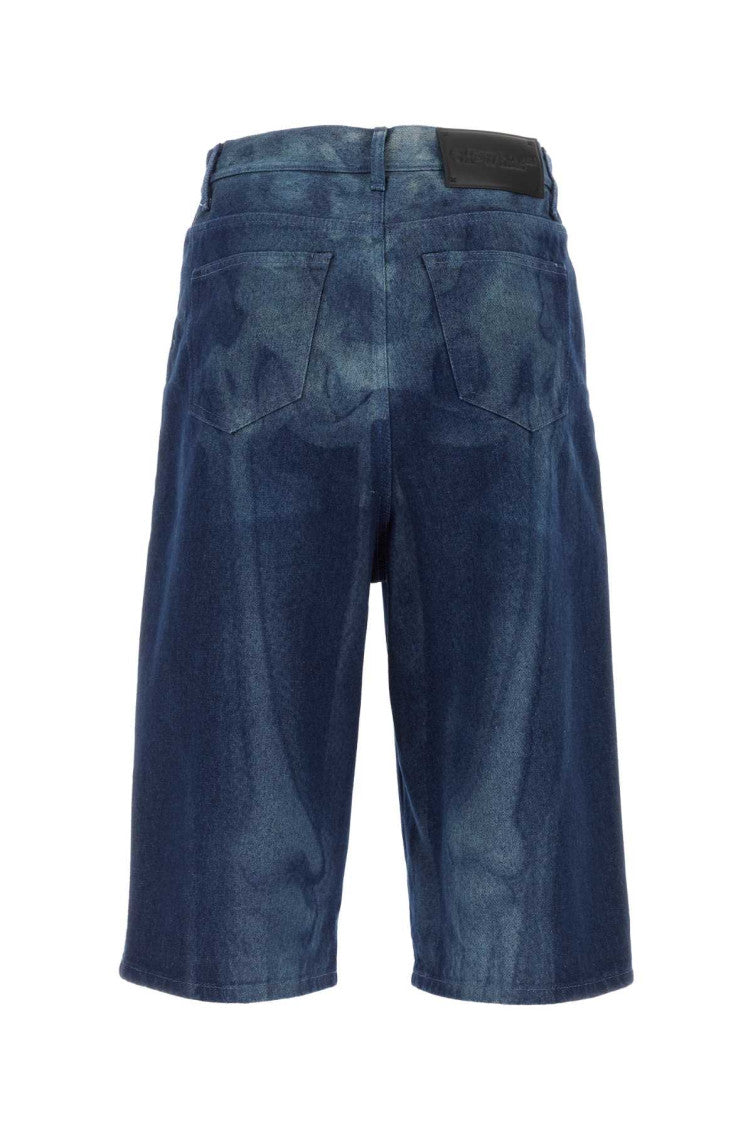Blue Denim Bermuda Shorts 2