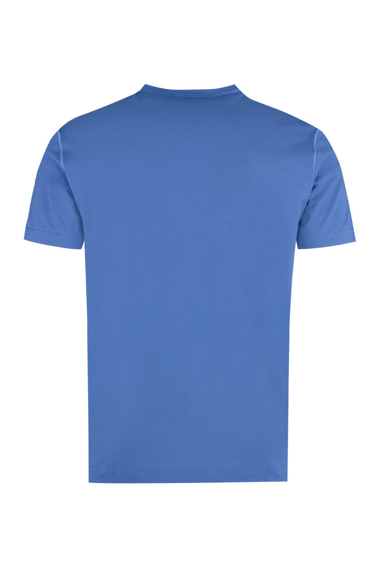 Blue Crewneck Logo Plaque T-Shirt 2