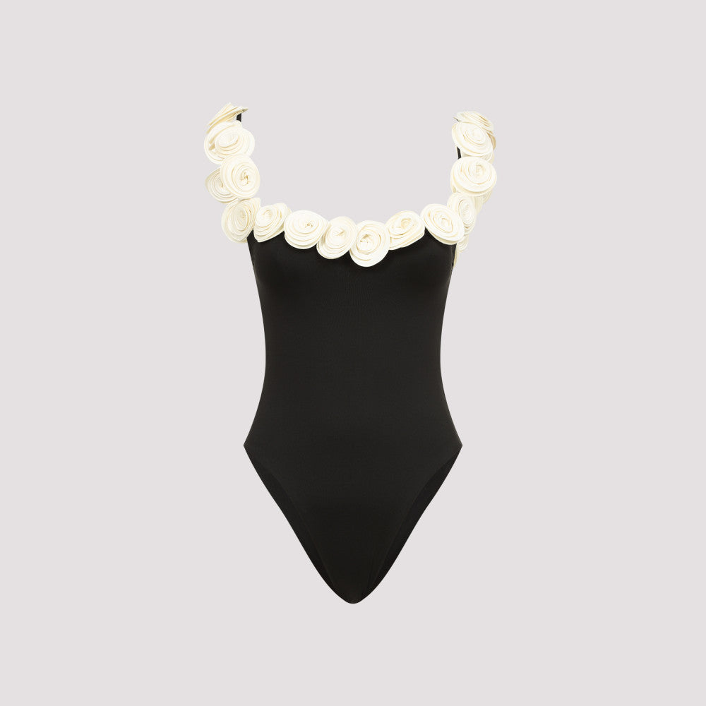 Black Hilal One Piece Swimsuit 2