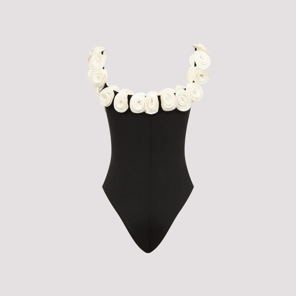 Black Hilal One Piece Swimsuit 4