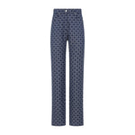 Blue Monogram Denim Jeans 1