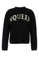 Black crochet sweater  1