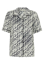 BlackWhite Monogram Shirt 1
