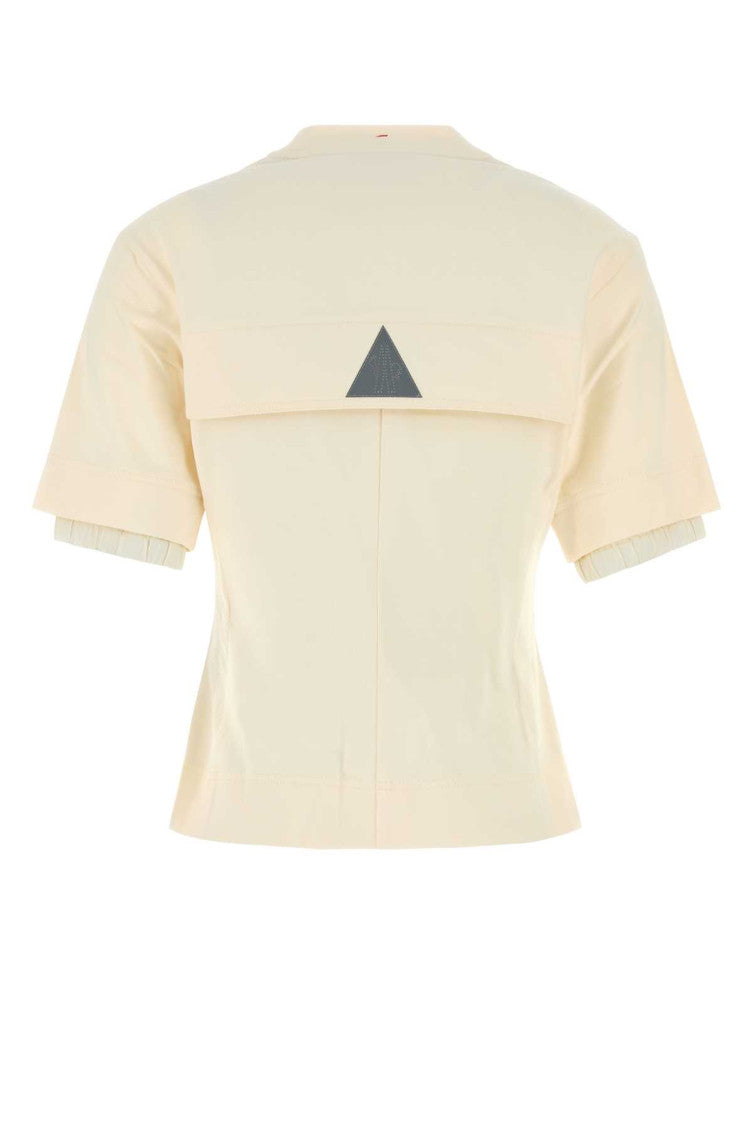 Ivory Logo-patch Cotton T-shirt 2