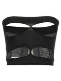 Black 'Tanja Bandeau' top 1