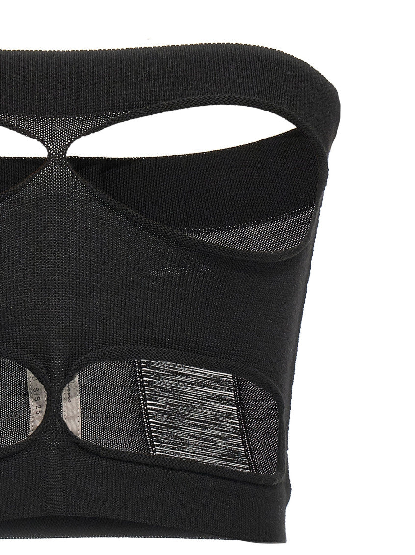 Black 'Tanja Bandeau' top 3