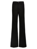 Black 'Stretch Twill Denim Wide Flare' jeans 1