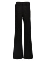 Black 'Stretch Twill Denim Wide Flare' jeans 1