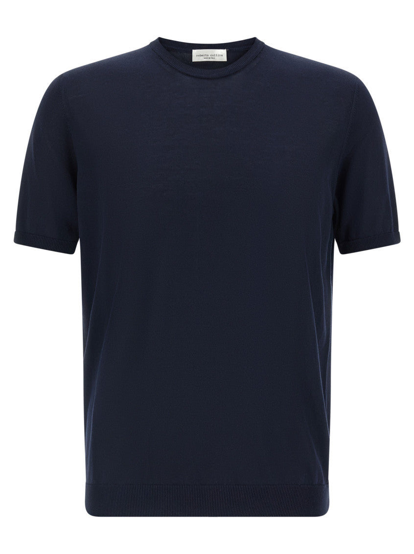 Blue Cotton Sweater 1