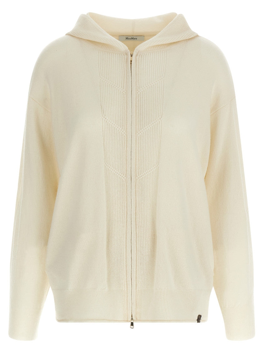 White 'MxpCrusca' Cardigan 1