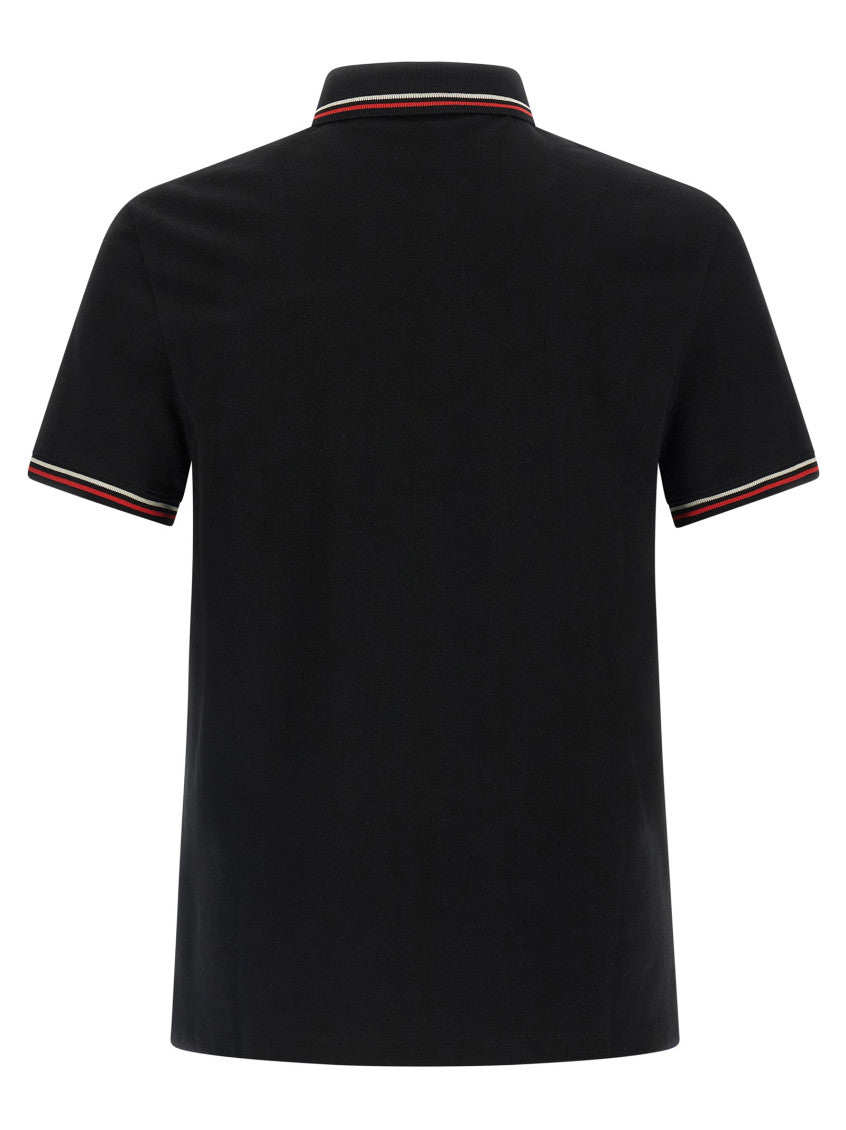 Black Logo Patch Polo 2