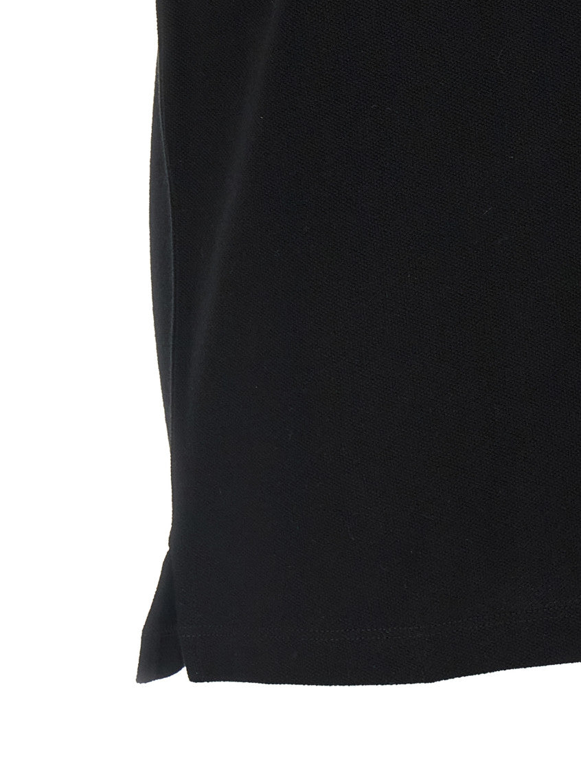 Black Logo Patch Polo 4